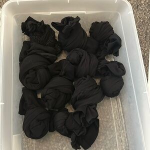10 Pairs of Black Tights
